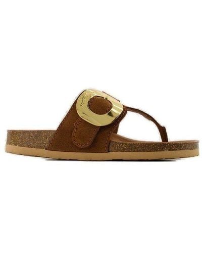 See By Chloé Chany Thongs - Brown