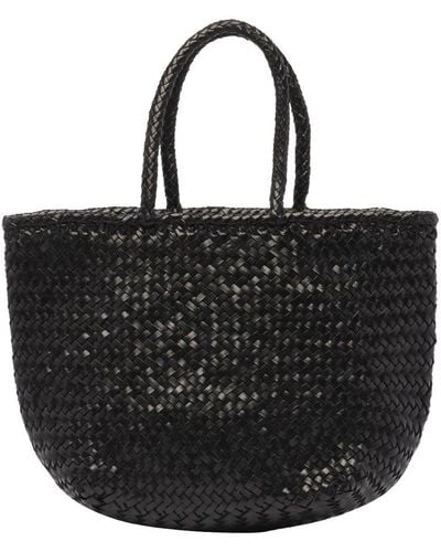 Dragon Diffusion Grace Small Basket Bag - Black