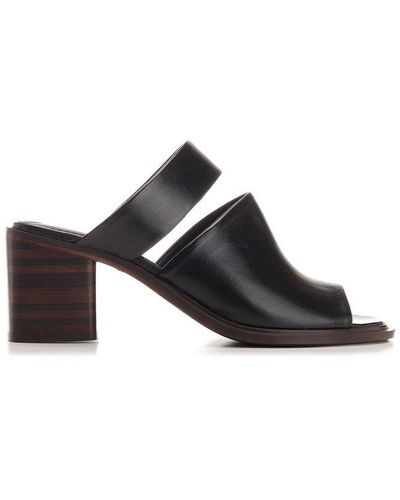 Lemaire Double-strap Slip-on Sandals - Black