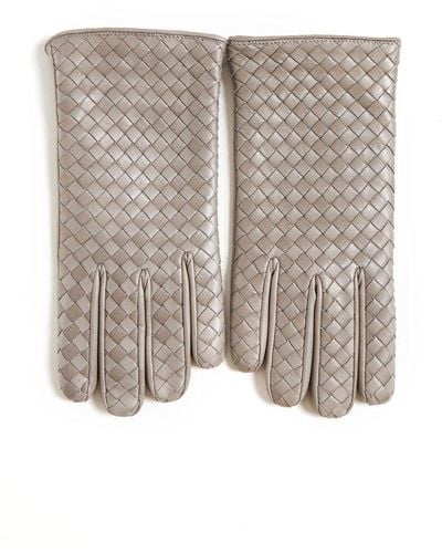 Bottega Veneta Intrecciato Gloves - Natural