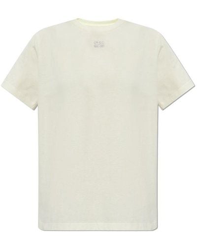 Ganni Logo T-shirt - White