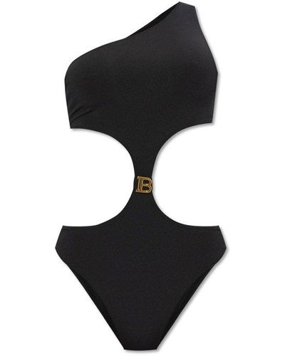 Balmain One-Piece Swimsuit - Black