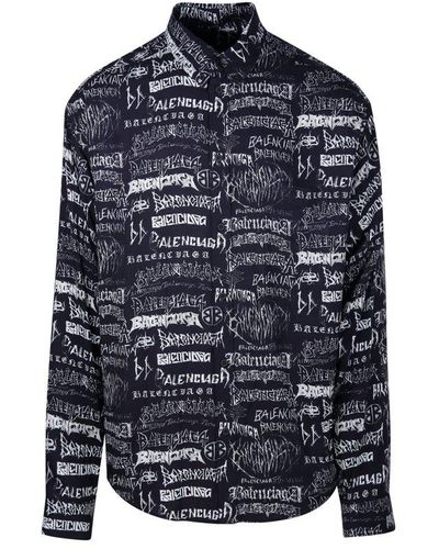 Balenciaga all shop over print shirt