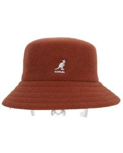 Kangol Logo Embroidered Bucket Hat - Brown