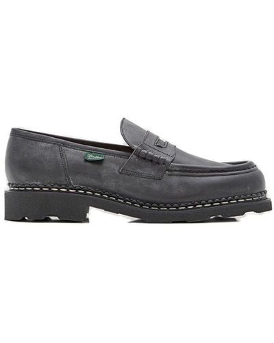 Paraboot Orsay Slip-on Moccassin Loafers - Grey