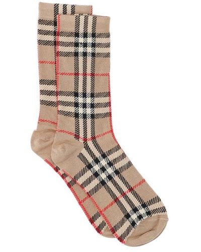 Burberry Intarsia Vintage Check Socks - Multicolour