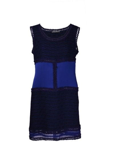 Alberta Ferretti Short Dress - Blue