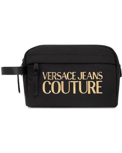 Black Versace Jeans Couture Toiletry bags and wash bags for Men | Lyst