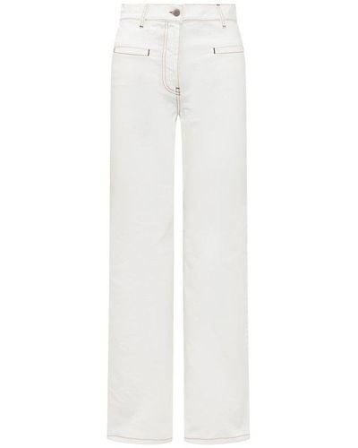 JW Anderson High-waist Denim Jeans - White