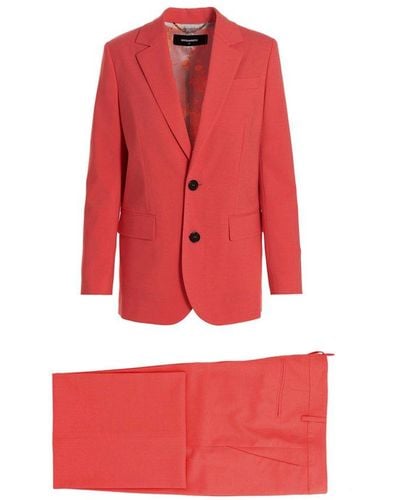 DSquared² Two-piece Single-breasted Suit - Red