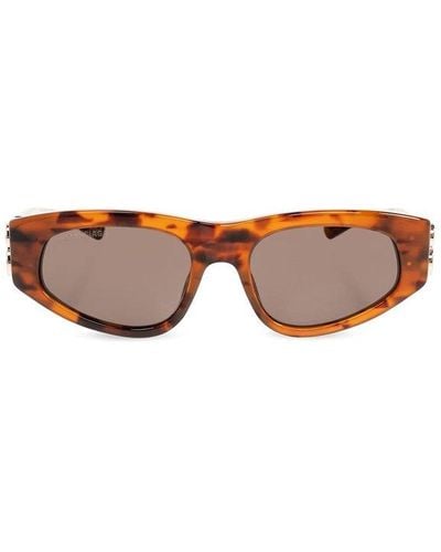 Balenciaga 'dynasty' Sunglasses, - Brown