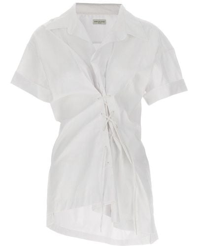 Dries Van Noten Click Shirt, Blouse - White