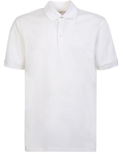 Brunello Cucinelli Cotton Polo Shirt From - White