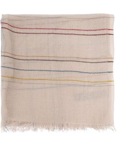Paul Smith Wool Scarf, - Natural