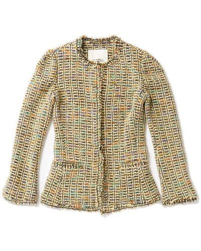 Isabel Marant Boucle Tweed Jacket - Metallic