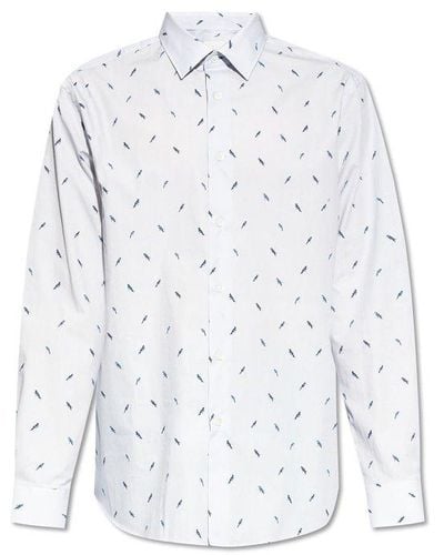 Paul Smith Shirt With Bird Motif - White