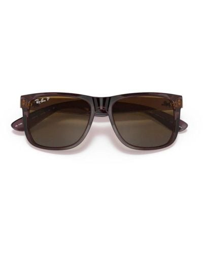 Ray-Ban Justin Square Frame Sunglasses - Brown