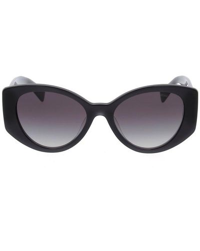 Miu Miu Butterfly Frame Sunglasses - Black