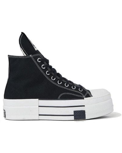 Rick Owens X Converse Lace-up Trainers - Black