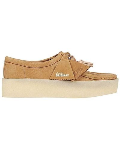 Clarks Wallabee Cup Trainers - Brown