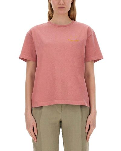PS by Paul Smith Logo Embroidered Crewneck T-shirt