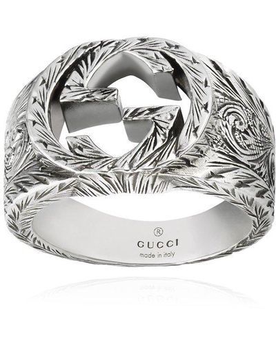 Gucci Silver Ring, - Gray
