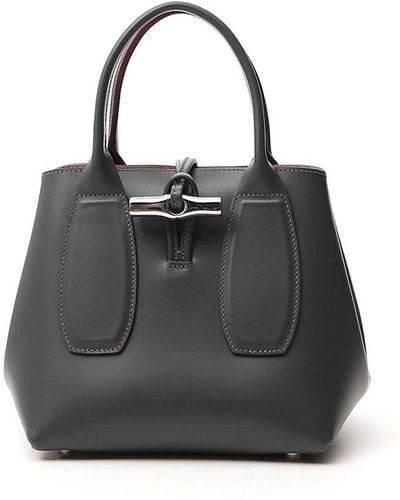 Longchamp Top Handle Tote Bag - Gray