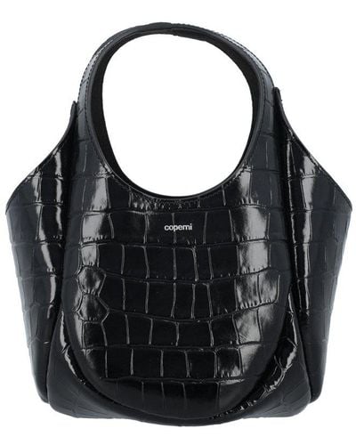 Coperni Embossed Swipe Handbag - Black
