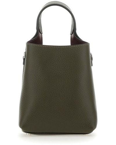 Tod's T-timeless Pendant Detail Micro Tote Bag - Green