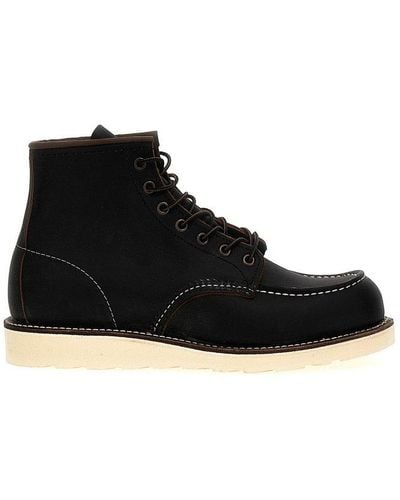 Red Wing Classic Moc Ankle Boots - Black