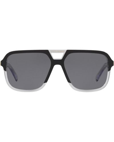 Dolce & Gabbana Aviator Sunglasses - Black