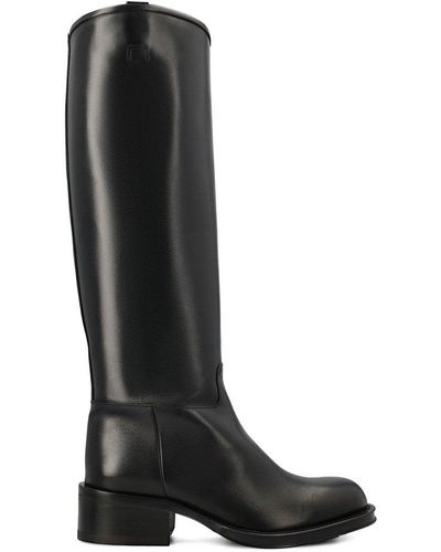 Lanvin Medley Riding Boots - Black