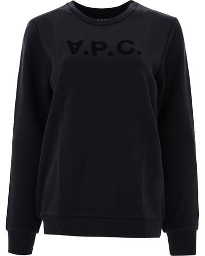 A.P.C. Viva Logo Sweatshirt - Black
