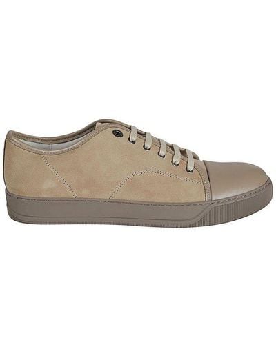 Lanvin Dbb1 Lace-up Trainers - Brown
