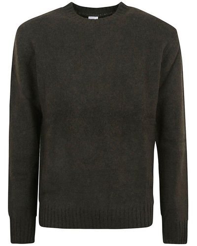 Aspesi Crewneck Knitted Sweater - Black