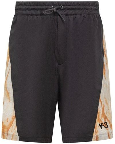 Y-3 Rust Dye Shorts - Grey