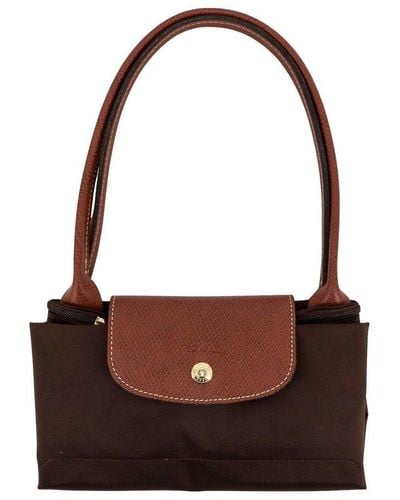 Longchamp Le Pliage Medium Tote Bag - Brown