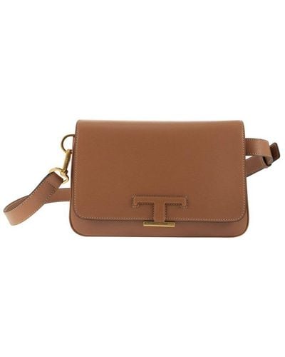 Tod's T Timeless Mini Belt Bag - Brown