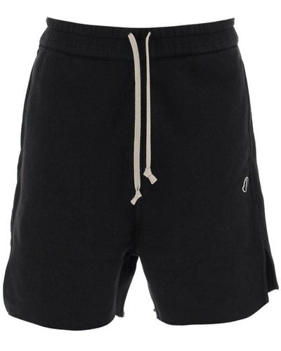 Moncler Cotton Fleece Long Boxers - Black