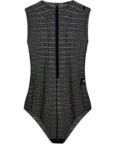 Black Sleeveless Bodysuits for Women - Up to 63% off