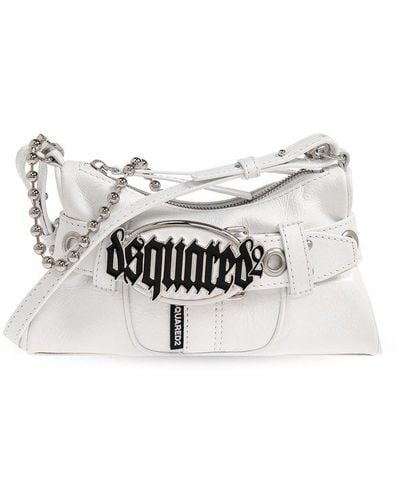DSquared² Shoulder Bag With Logo, - White