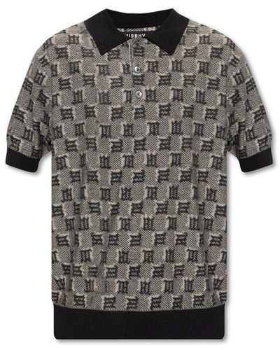 MISBHV Wool Polo Shirt, - Gray