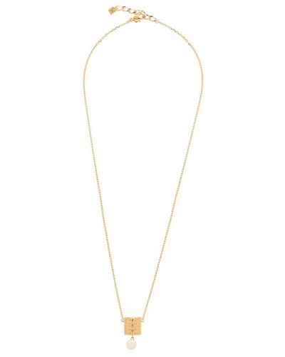 Givenchy 4g Pendant Necklace - White