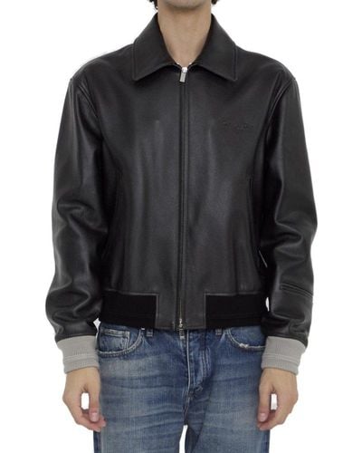 Dior Couture Zip-up Long-sleeved Jacket - Black