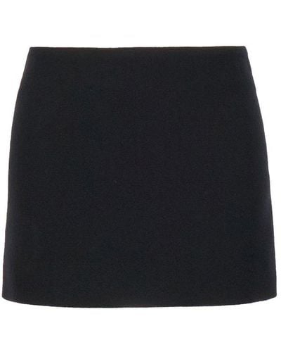 Ann Demeulemeester Concealed Zipped Mini Skirt - Black