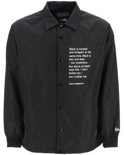 Yohji Yamamoto Nylon Shirt-jacket New Era - Black