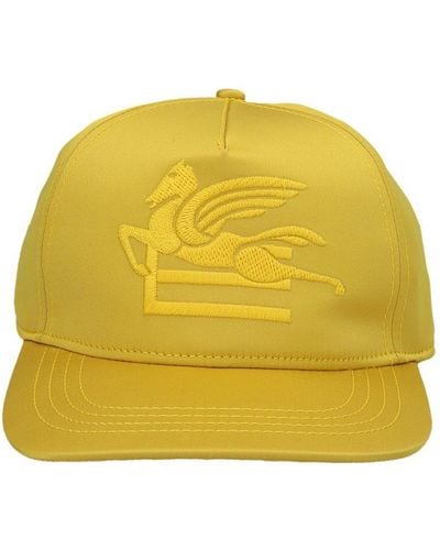 Etro Logo Embroidery Baseball Cap - Yellow