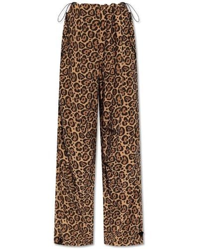 Emporio Armani Trousers From The 'Sustainability' Collection - Brown