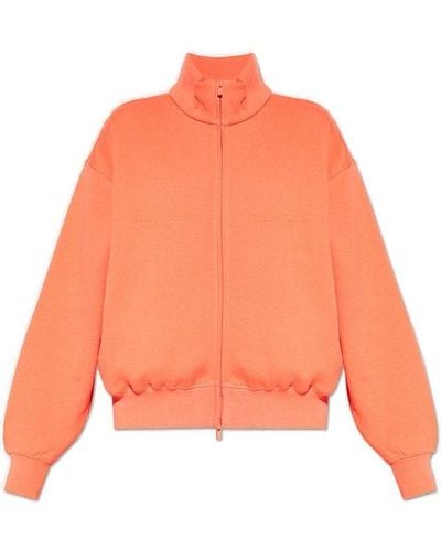 Fear Of God Sweatshirt With Logo - Orange