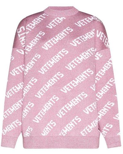 Vetements Sweaters - Pink